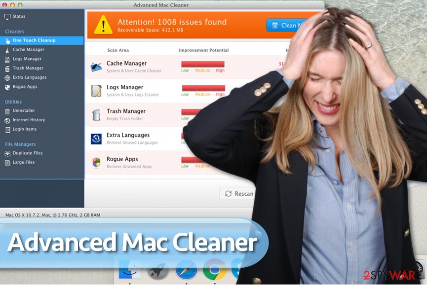 disinstallare advanced mac cleaner